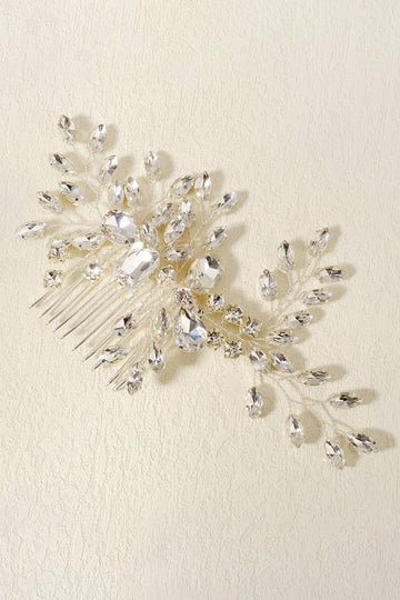 Håndlaget Crystal Flower Bridal hodeplagg